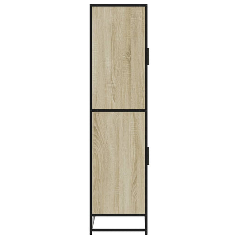 vidaXL Highboard Sonoma-Eiche 68x35x139 cm Holzwerkstoff