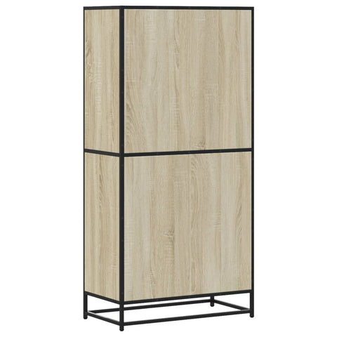 vidaXL Highboard Sonoma-Eiche 68x35x139 cm Holzwerkstoff