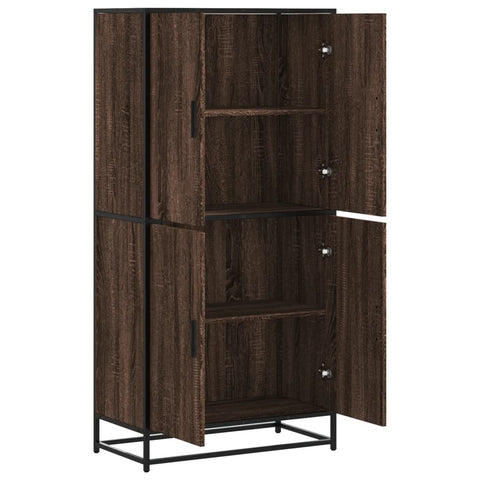 vidaXL Highboard Eichen-Optik 68x35x139 cm Holzwerkstoff