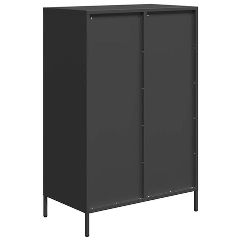 vidaXL Highboard Schwarz 68x39x101,5 cm Stahl