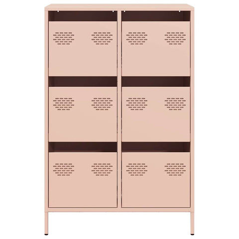 vidaXL Highboard Rosa 68x39x101,5 cm Stahl