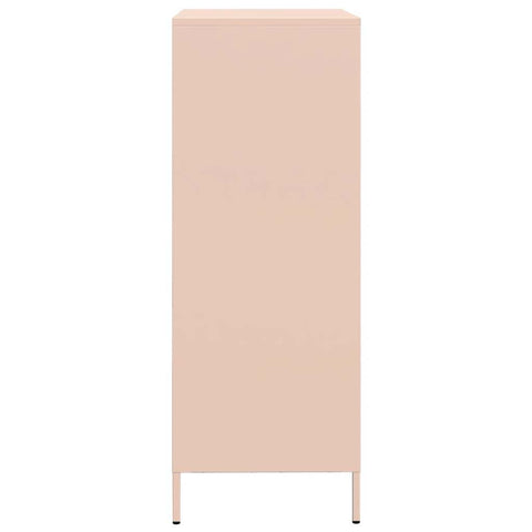 vidaXL Highboard Rosa 68x39x101,5 cm Stahl