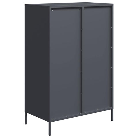 vidaXL Highboard Anthrazit 68x39x101,5 cm Stahl