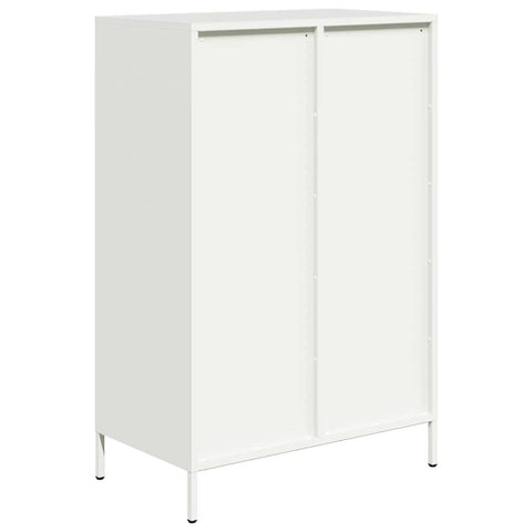 vidaXL Highboard Weiß 68x39x101,5 cm Stahl