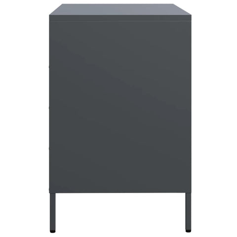 vidaXL Sideboard Anthrazit 68x39x58,5 cm Kaltgewalzter Stahl