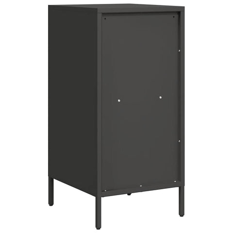 vidaXL Sideboard Schwarz 35x39x73,5 cm Kaltgewalzter Stahl