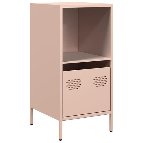 vidaXL Sideboard Rosa 35x39x73,5 cm Kaltgewalzter Stahl