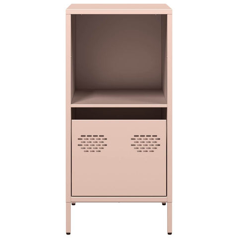 vidaXL Sideboard Rosa 35x39x73,5 cm Kaltgewalzter Stahl