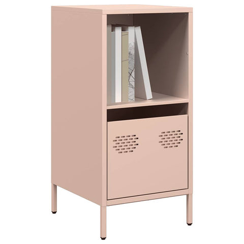 vidaXL Sideboard Rosa 35x39x73,5 cm Kaltgewalzter Stahl