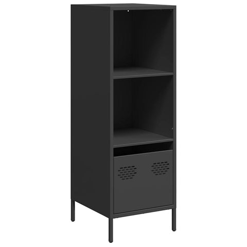 vidaXL Highboard Schwarz 35x39x103,5 cm Stahl