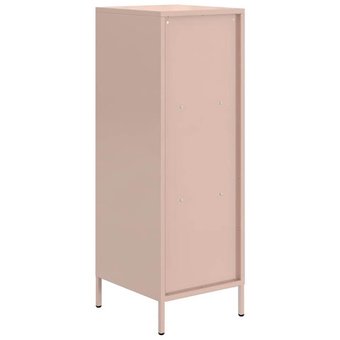 vidaXL Highboard Rosa 35x39x103,5 cm Stahl