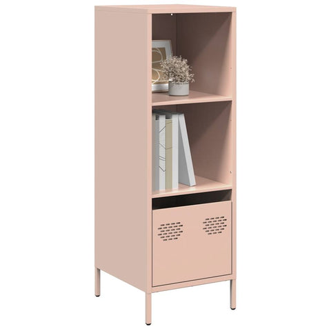 vidaXL Highboard Rosa 35x39x103,5 cm Stahl