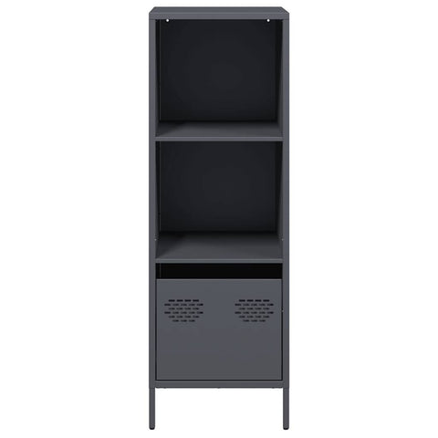 vidaXL Highboard Anthrazit 35x39x103,5 cm Stahl