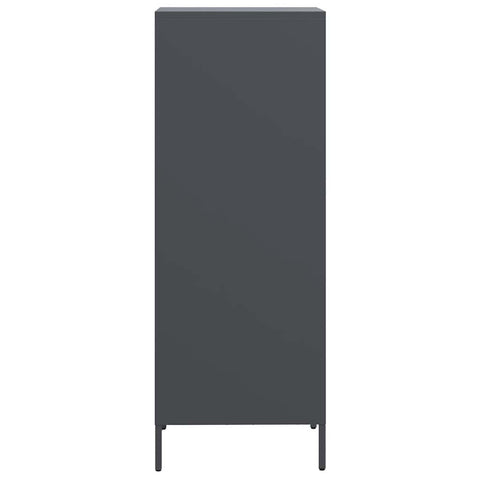 vidaXL Highboard Anthrazit 35x39x103,5 cm Stahl