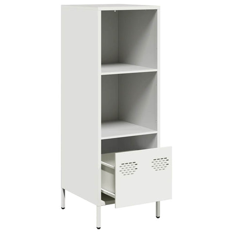 vidaXL Highboard Weiß 35x39x103,5 cm Stahl