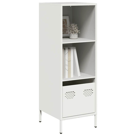 vidaXL Highboard Weiß 35x39x103,5 cm Stahl