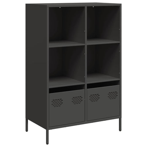 vidaXL Highboard Schwarz 68x39x103,5 cm Stahl