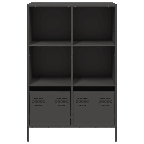 vidaXL Highboard Schwarz 68x39x103,5 cm Stahl