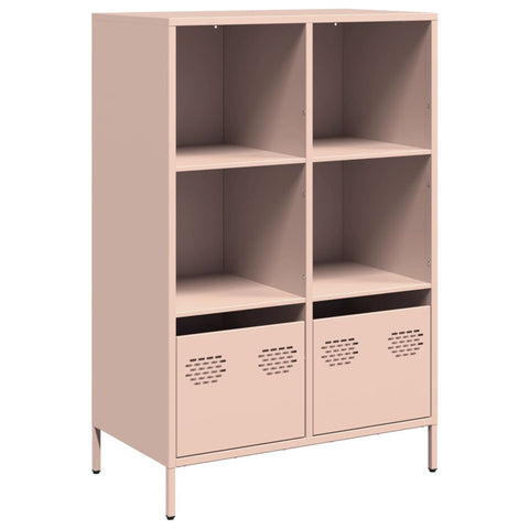 vidaXL Highboard Rosa 68x39x103,5 cm Stahl