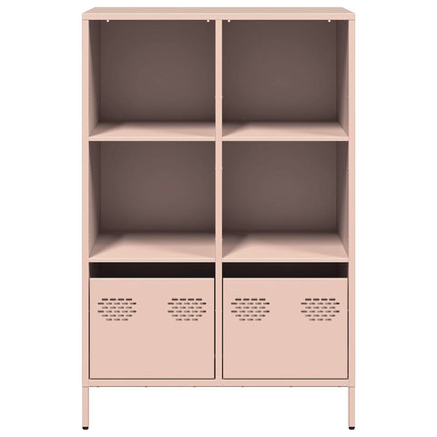 vidaXL Highboard Rosa 68x39x103,5 cm Stahl