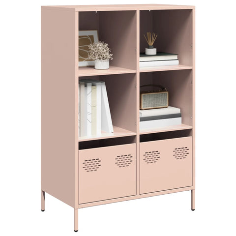 vidaXL Highboard Rosa 68x39x103,5 cm Stahl