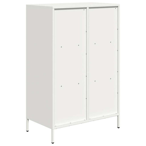 vidaXL Highboard Weiß 68x39x103,5 cm Stahl