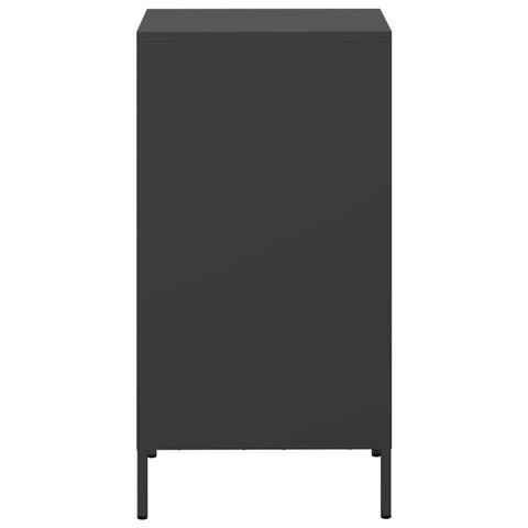 vidaXL Sideboard Schwarz 35x39x73,5 cm Kaltgewalzter Stahl