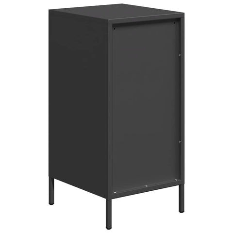 vidaXL Sideboard Schwarz 35x39x73,5 cm Kaltgewalzter Stahl