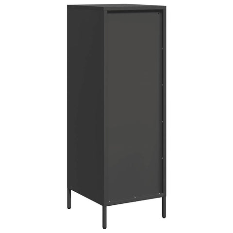 vidaXL Highboard Schwarz 39x35x103,5 cm Stahl