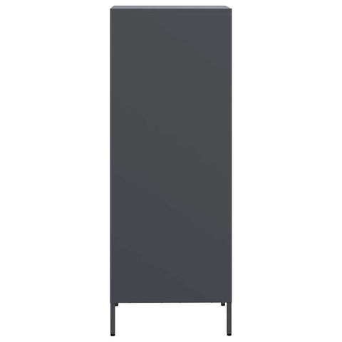 vidaXL Highboard Anthrazit 39x35x103,5 cm Stahl