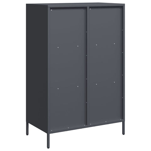 vidaXL Highboard Anthrazit 68x39x103,5 cm Stahl