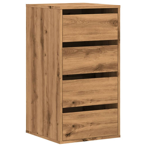 vidaXL Kommode Artisan-Eiche 40x41x76 cm Holzwerkstoff