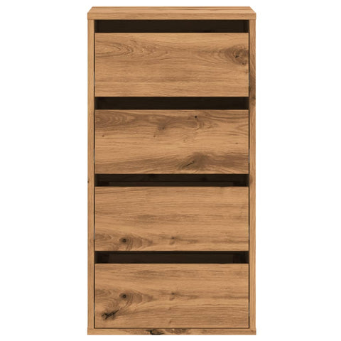 vidaXL Kommode Artisan-Eiche 40x41x76 cm Holzwerkstoff