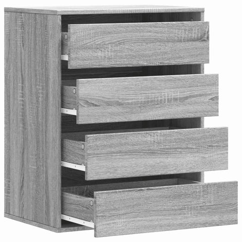 vidaXL Kommode Grau Sonoma 60x41x76 cm Holzwerkstoff