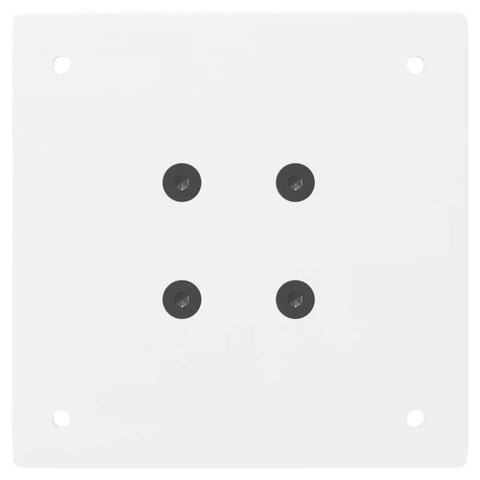 hocami - Couchtischbeine 4 Stk. Weiß 42 cm Stahl - couchtischbeine-4-stk-weiss-42-cm-stahl - 