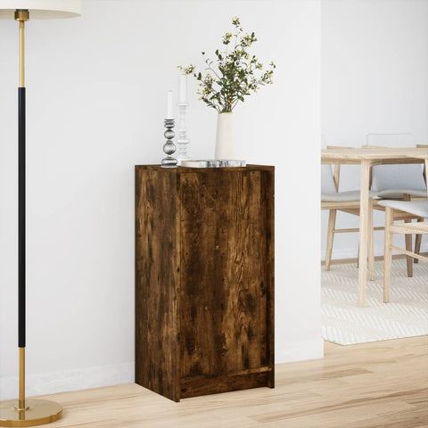 vidaXL LED-Sideboard Räuchereiche 42,5x34x85 cm Holzwerkstoff