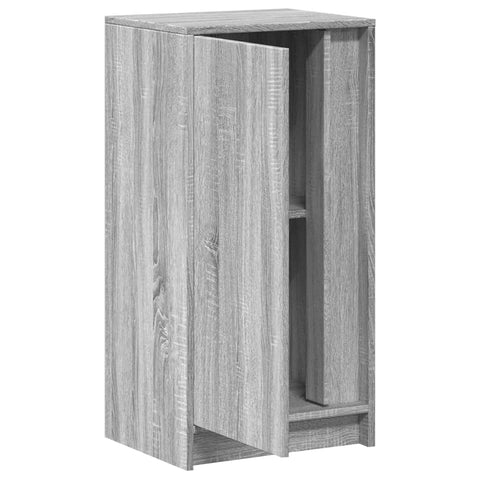 vidaXL LED-Sideboard Grau Sonoma 42,5x34x85 cm Holzwerkstoff