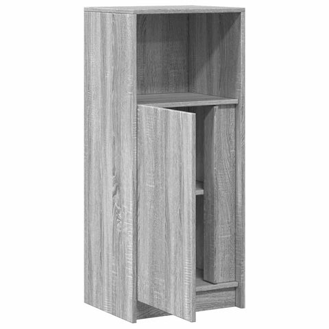 vidaXL LED-Sideboard Grau Sonoma 42,5x34x100 cm Holzwerkstoff