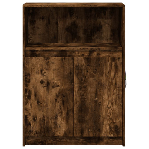 vidaXL Sideboard mit LED Räuchereiche 72x34x100 cm Holzwerkstoff