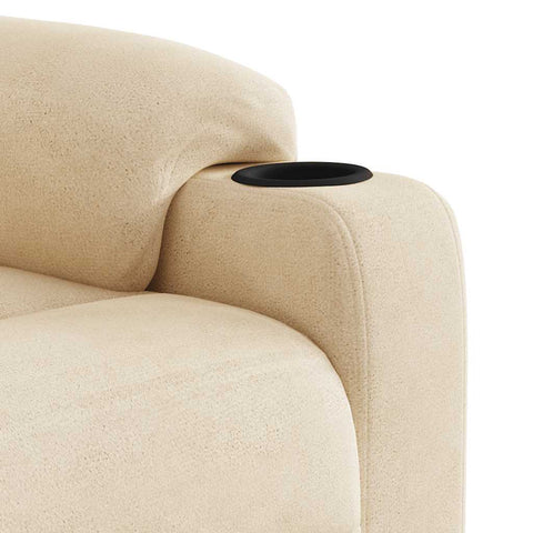 vidaXL Relaxsessel Beige Mikrofasergewebe