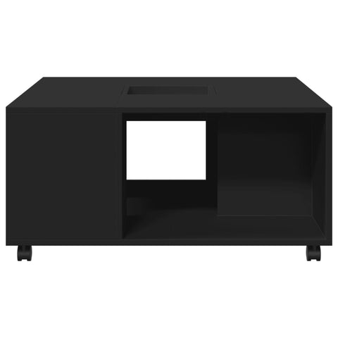 vidaXL Couchtisch Schwarz 80x80x40 cm Holzwerkstoff