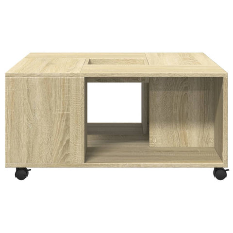 vidaXL Couchtisch Sonoma-Eiche 80x80x40 cm Holzwerkstoff