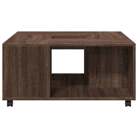 vidaXL Couchtisch Braun Eichen-Optik 80x80x40 cm Holzwerkstoff