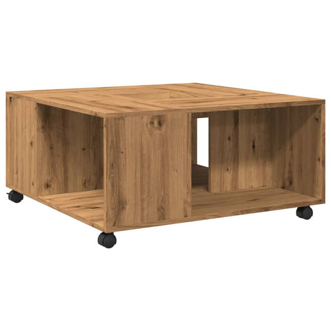 vidaXL Couchtisch Artisan-Eiche 80x80x40 cm Holzwerkstoff