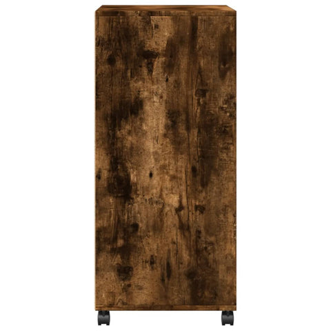 vidaXL Rollschrank Räuchereiche 55x40x91 cm Holzwerkstoff