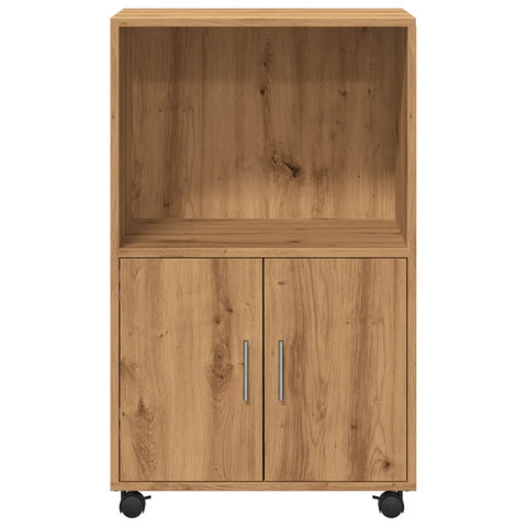 vidaXL Rollschrank Artisan-Eiche 55x40x91 cm Holzwerkstoff