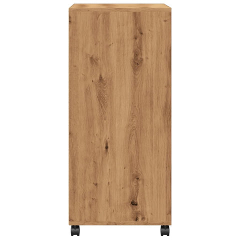 vidaXL Rollschrank Artisan-Eiche 55x40x91 cm Holzwerkstoff