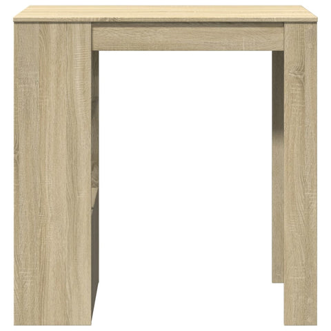 Bartisch mit Regal Sonoma-Eiche 102x50x103,5 cm Holzwerkstoff