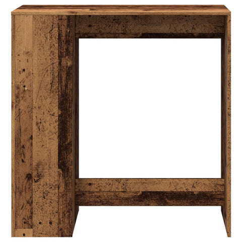 Bartisch mit Regal Altholz-Optik 101x40x103,5 cm Holzwerkstoff