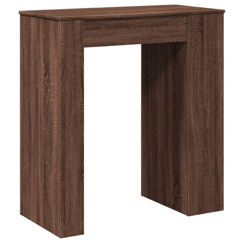 Bartisch mit Regal Braun Eiche 95x47x103,5 cm Holzwerkstoff